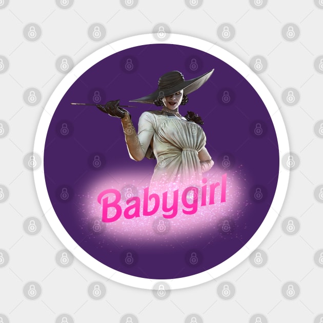 Lady Dimitrescu Babygirl Magnet by whizz0